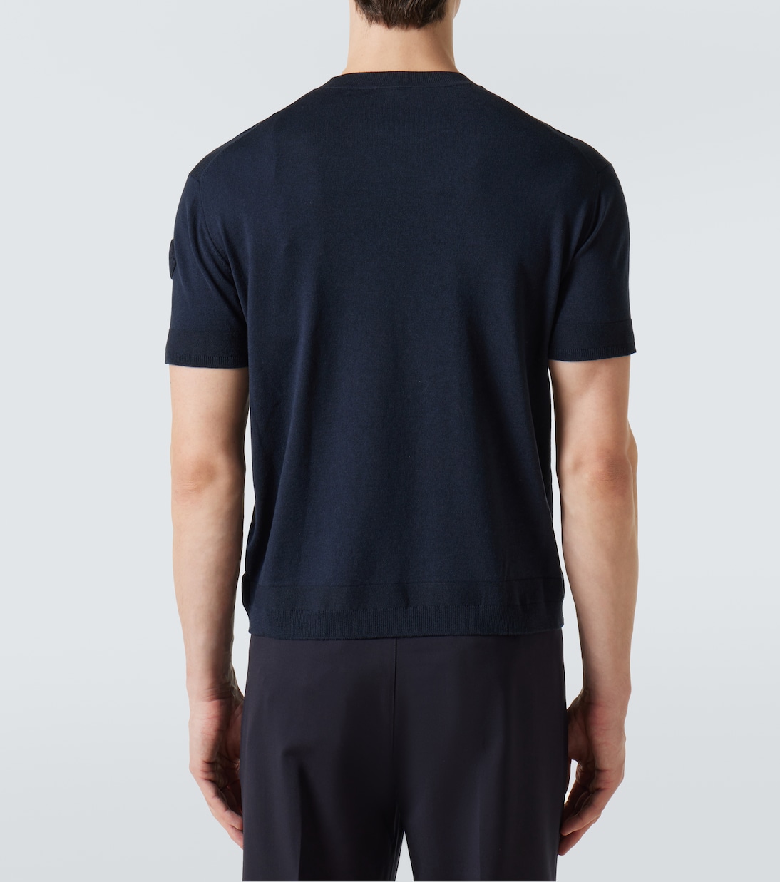 T-shirt in seta e cotone | Moncler
