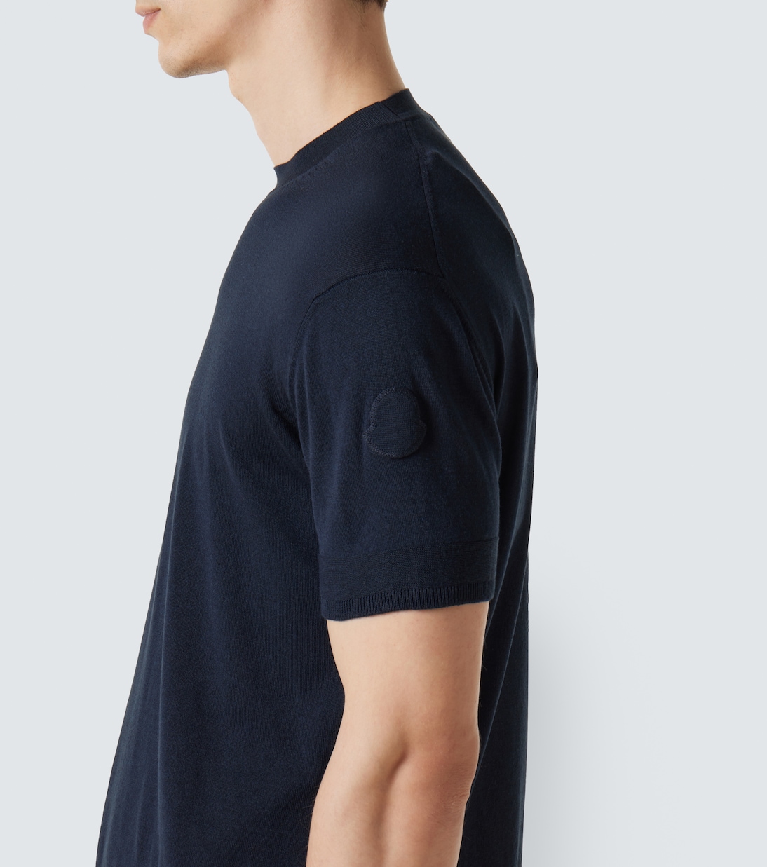 T-shirt in seta e cotone | Moncler