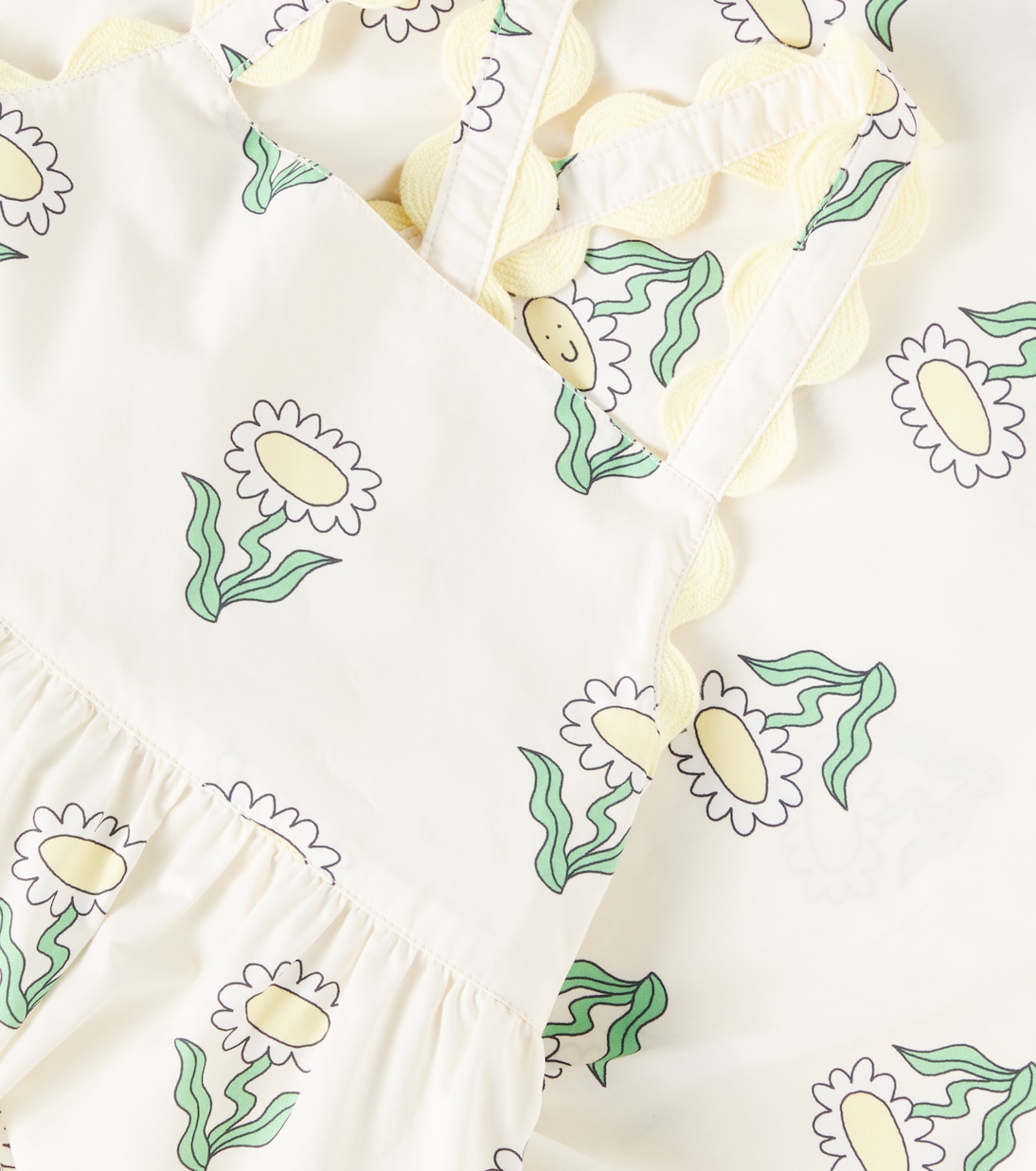 Abito in cotone con stampa floreale | Stella McCartney Kids