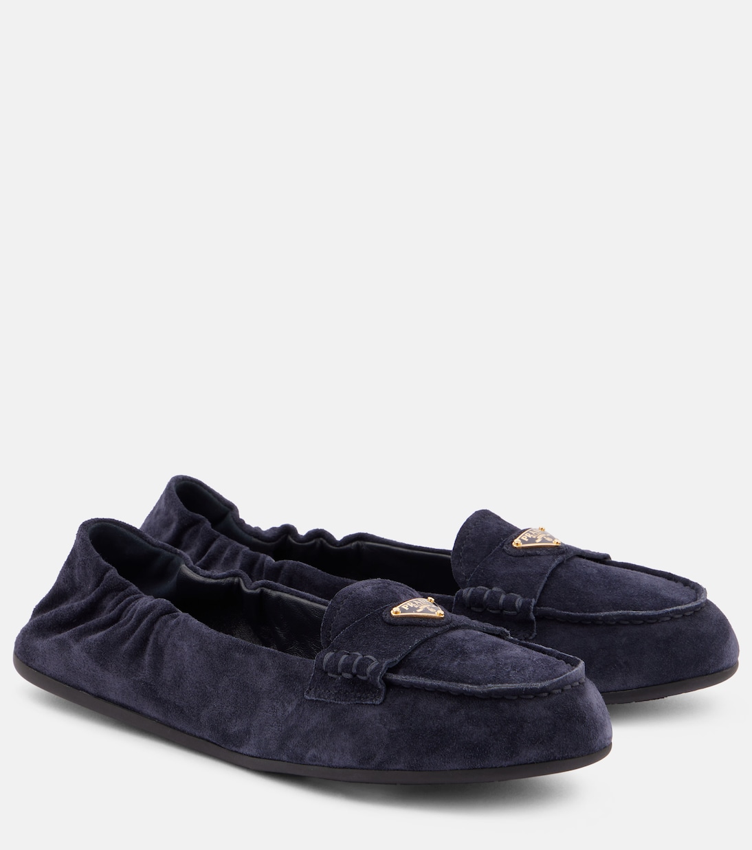 Scarpe Prada in Pelle Scamosciata per Giovani Stilisti