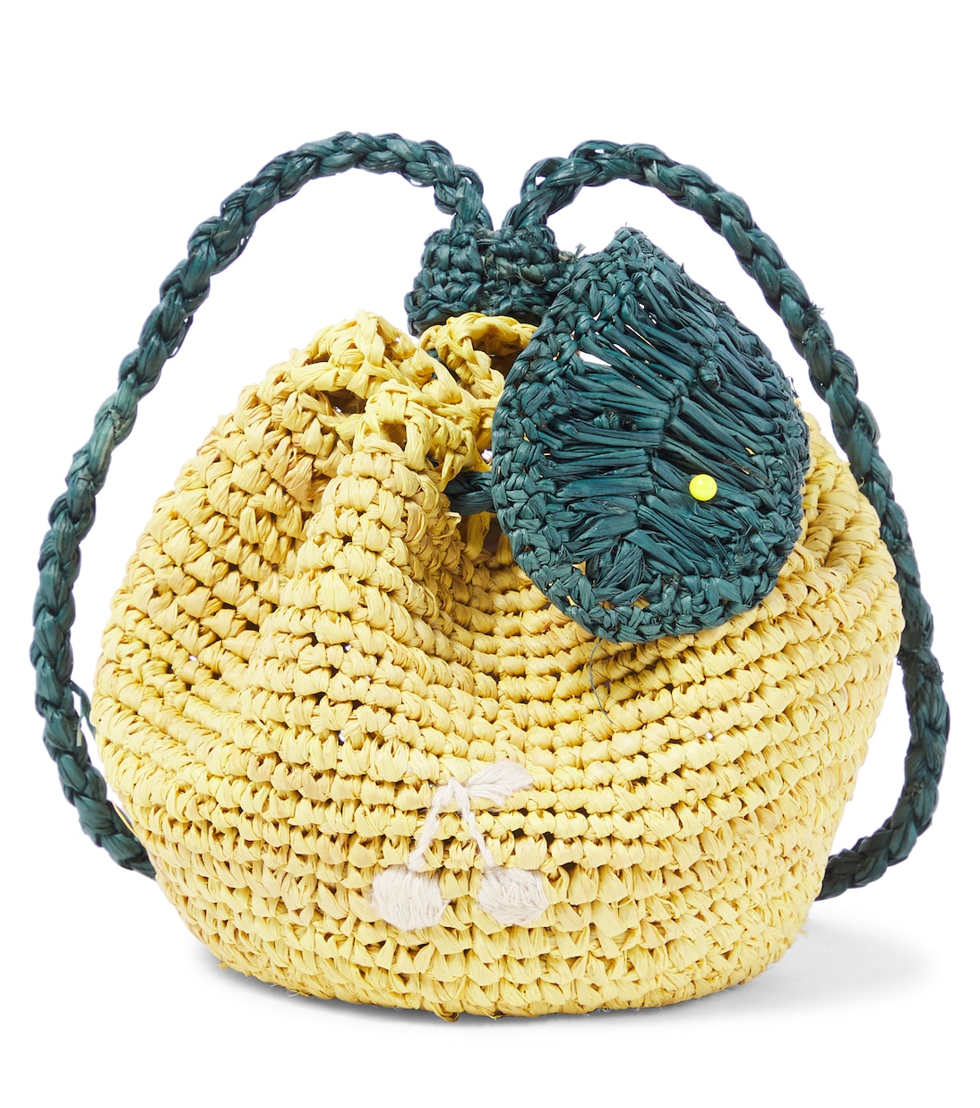Secchiello Eleni in rafia | Bonpoint