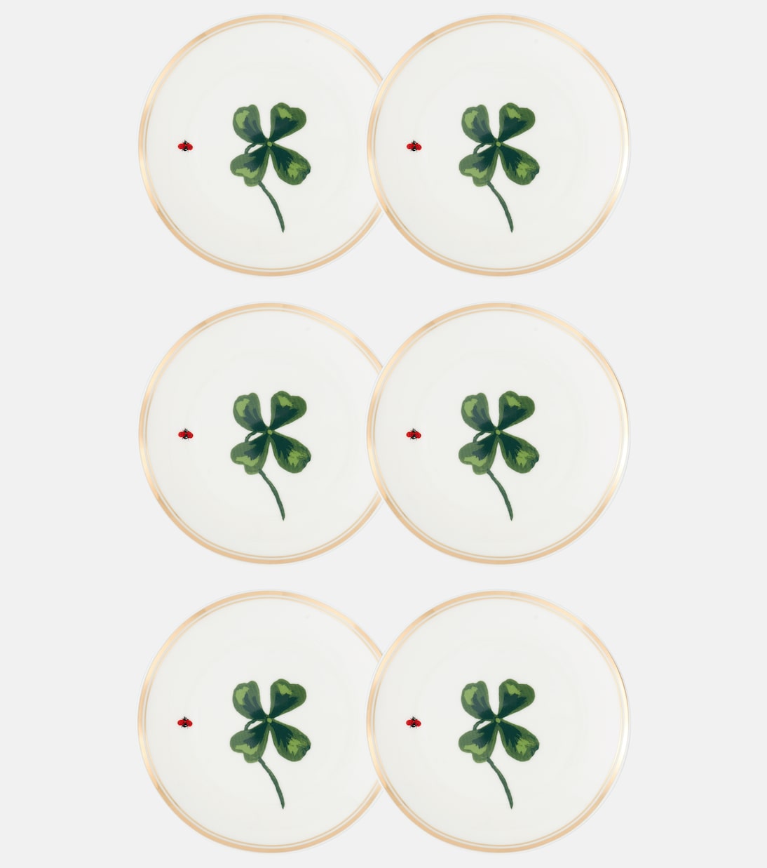 Cloverleaf set of 6 plates | Bitossi