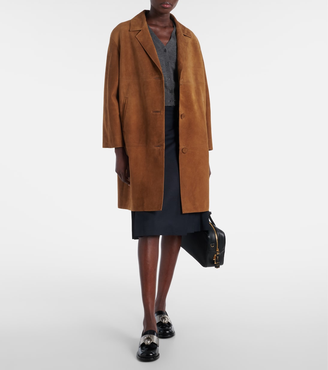 Manteau en daim | Prada