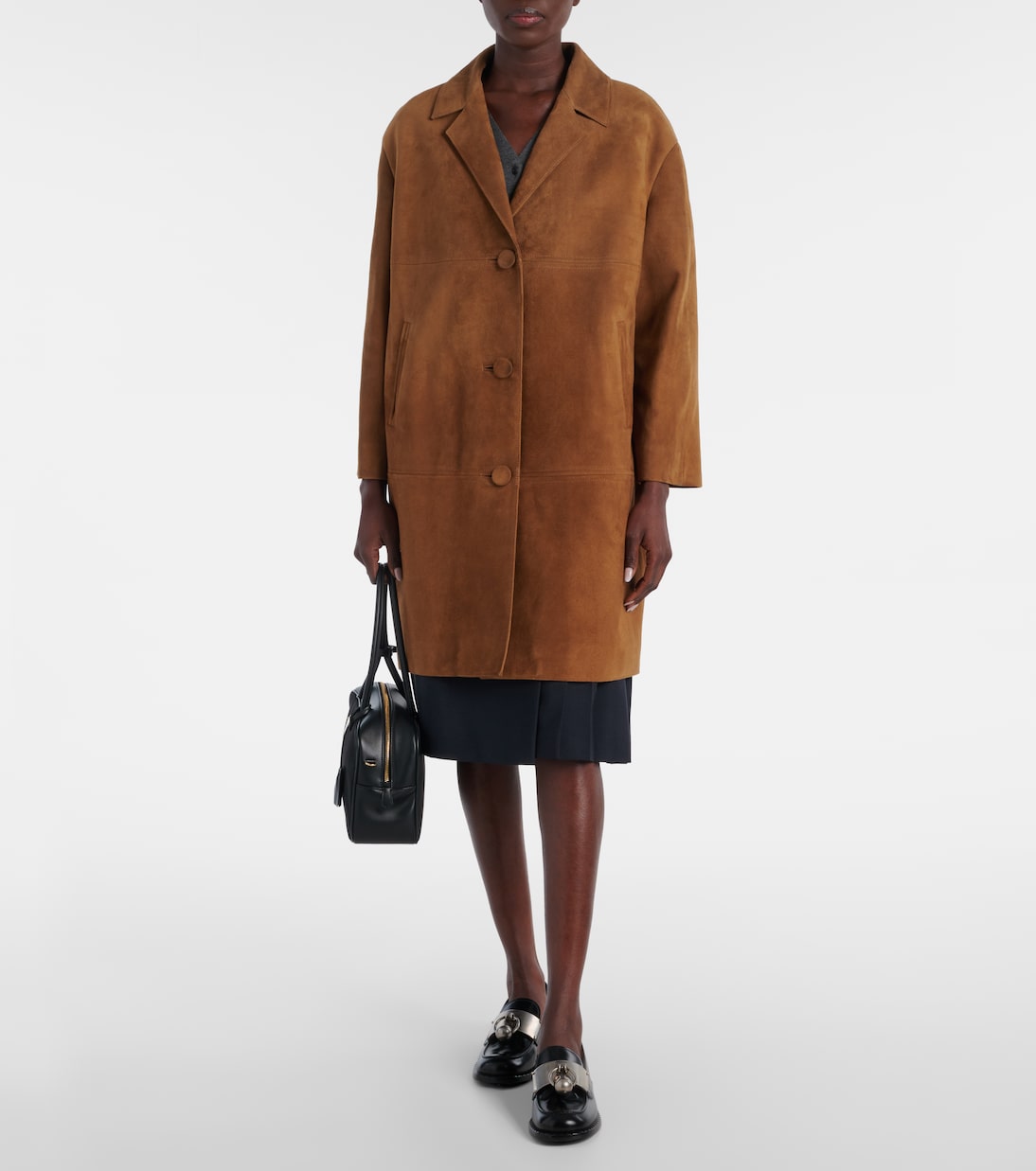 Manteau en daim | Prada
