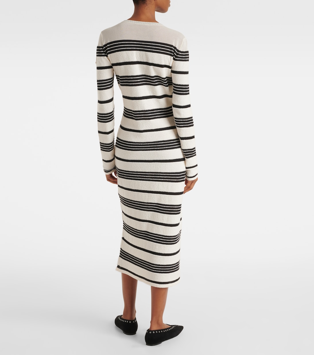 Abito midi in misto cotone | Moncler
