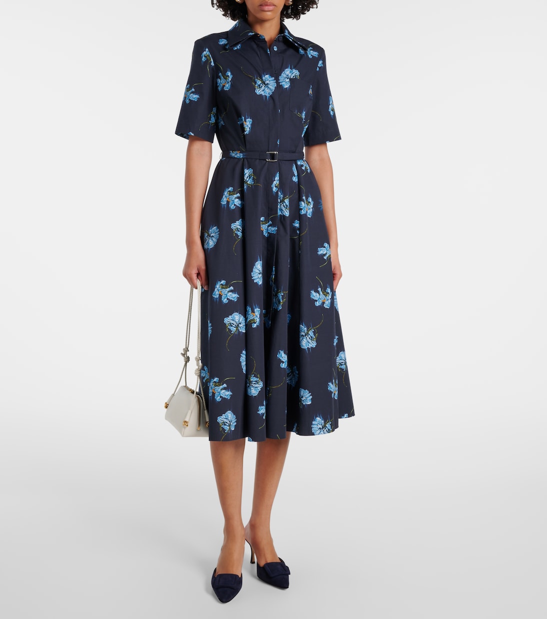 Hemdblusenkleid aus Baumwolle | Emilia Wickstead