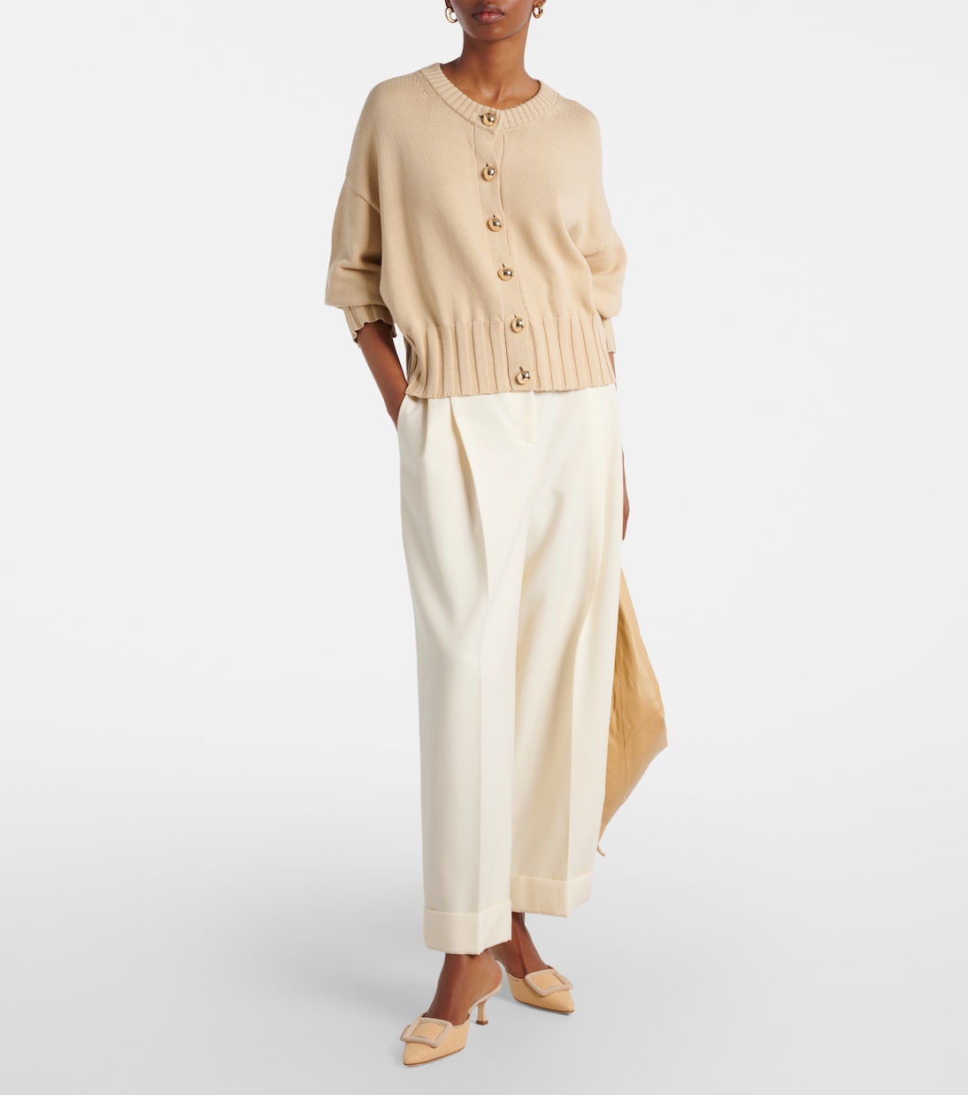 Cotton and silk-blend cardigan | Altuzarra