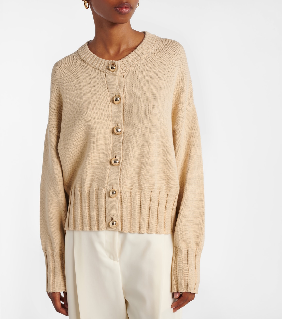 Cotton and silk-blend cardigan | Altuzarra
