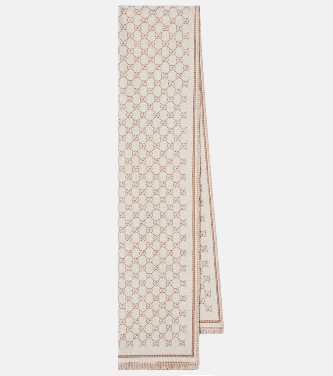 GG wool-blend jacquard scarf | Gucci