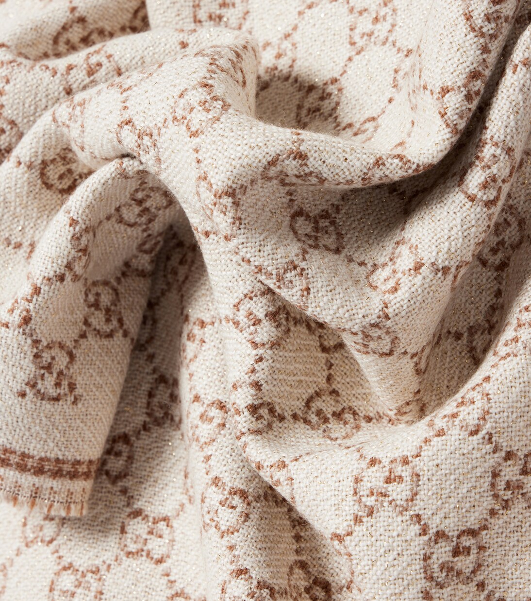 GG wool-blend jacquard scarf | Gucci