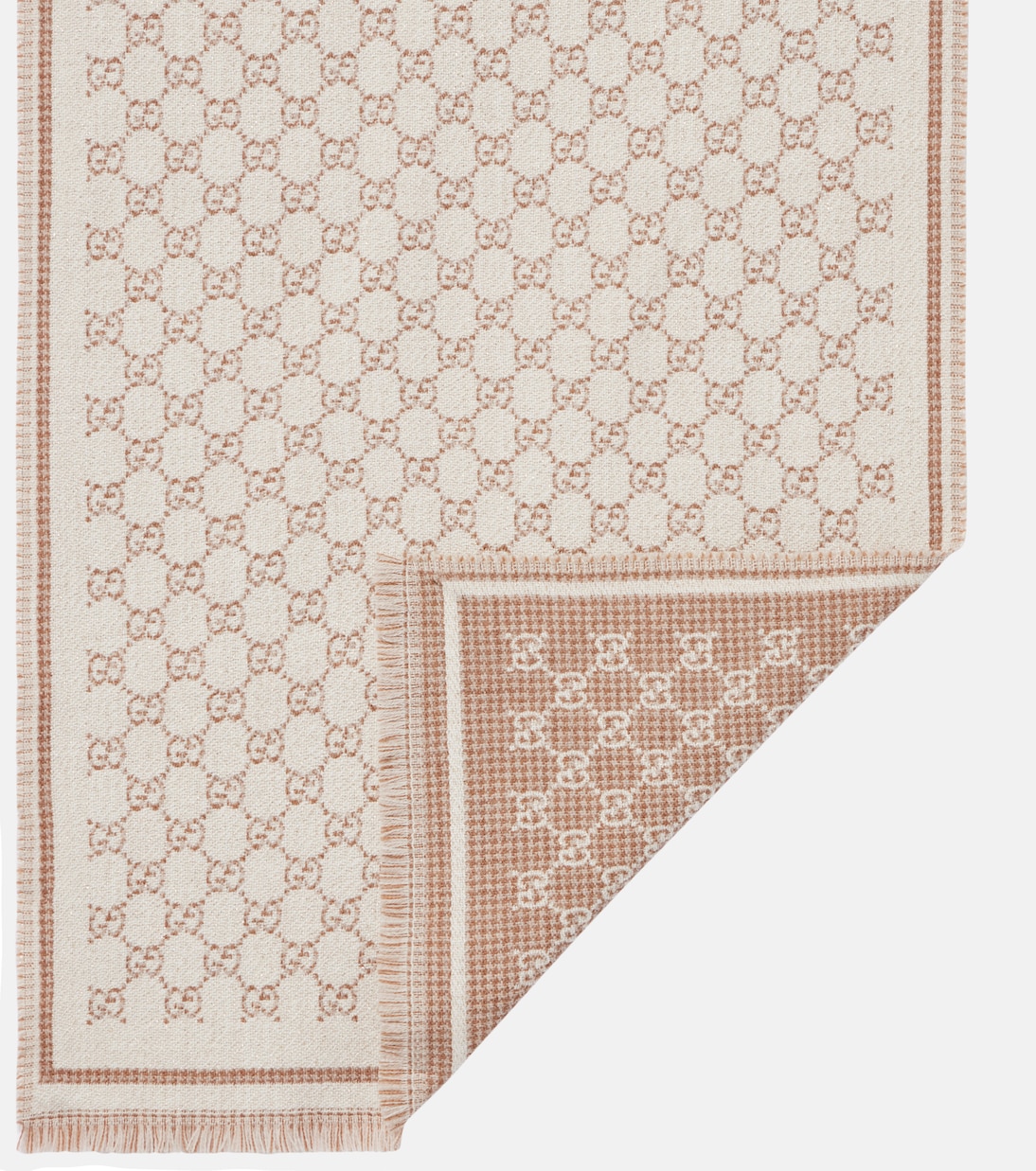 GG wool-blend jacquard scarf | Gucci