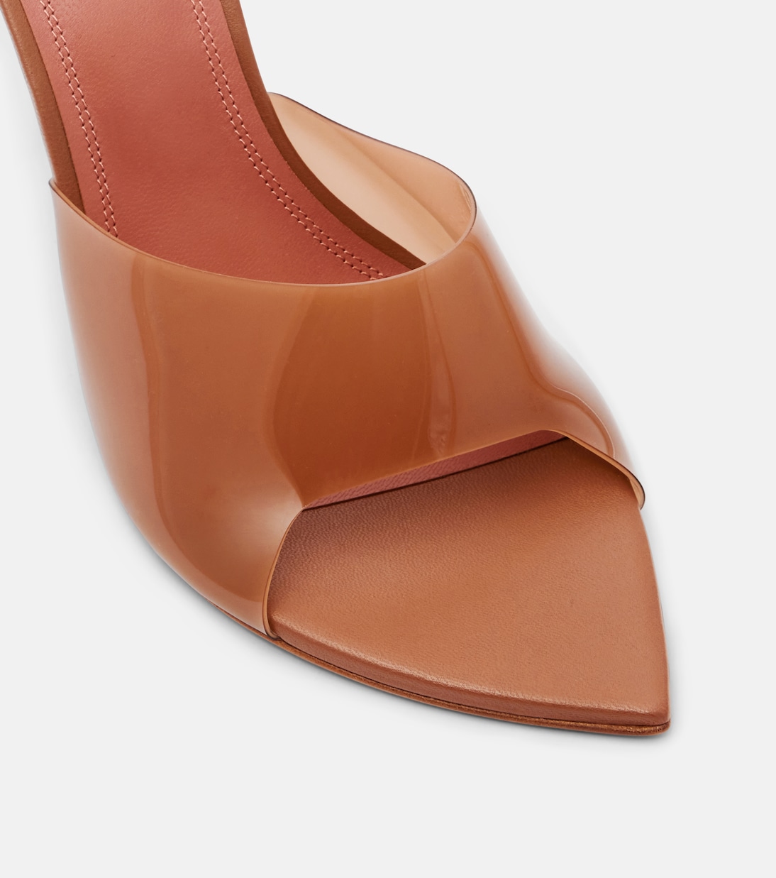 Bianca Glass 95 mules | Amina Muaddi