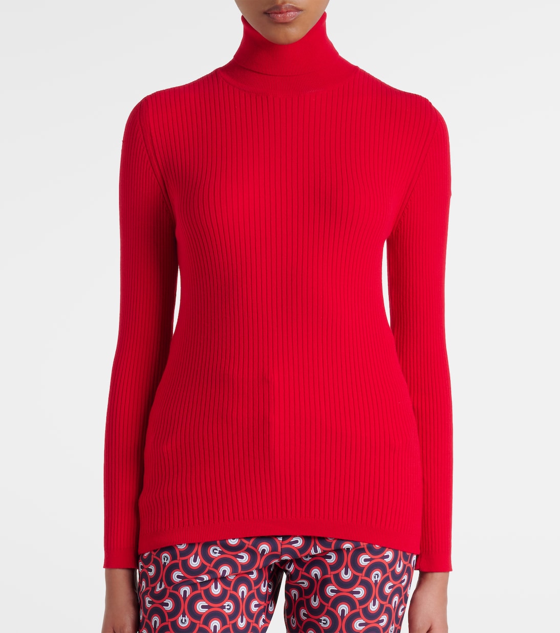 Ancelle ribbed-knit turtleneck sweater | Fusalp