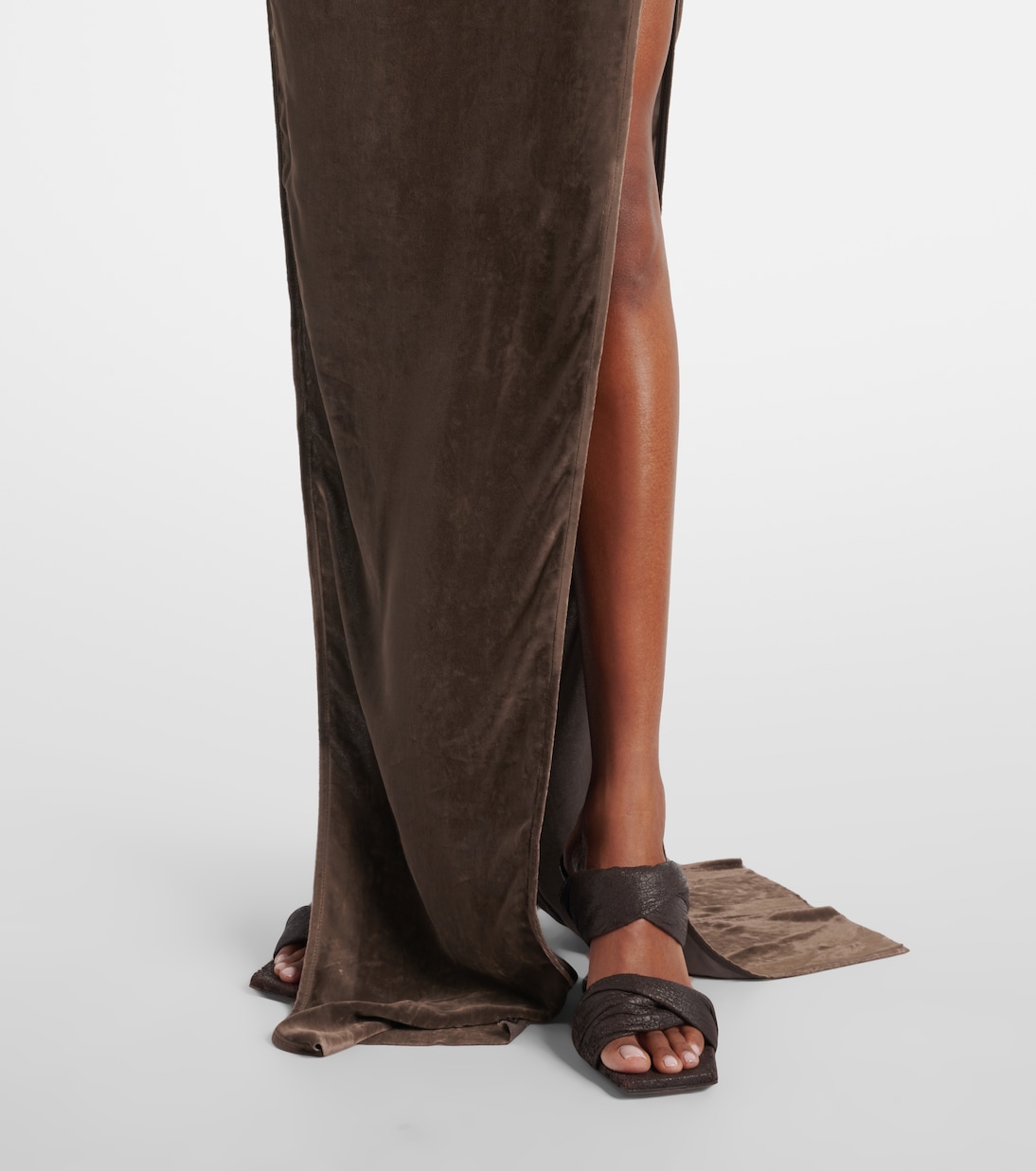 Athena Arrowhead one-shoulder gown | Rick Owens