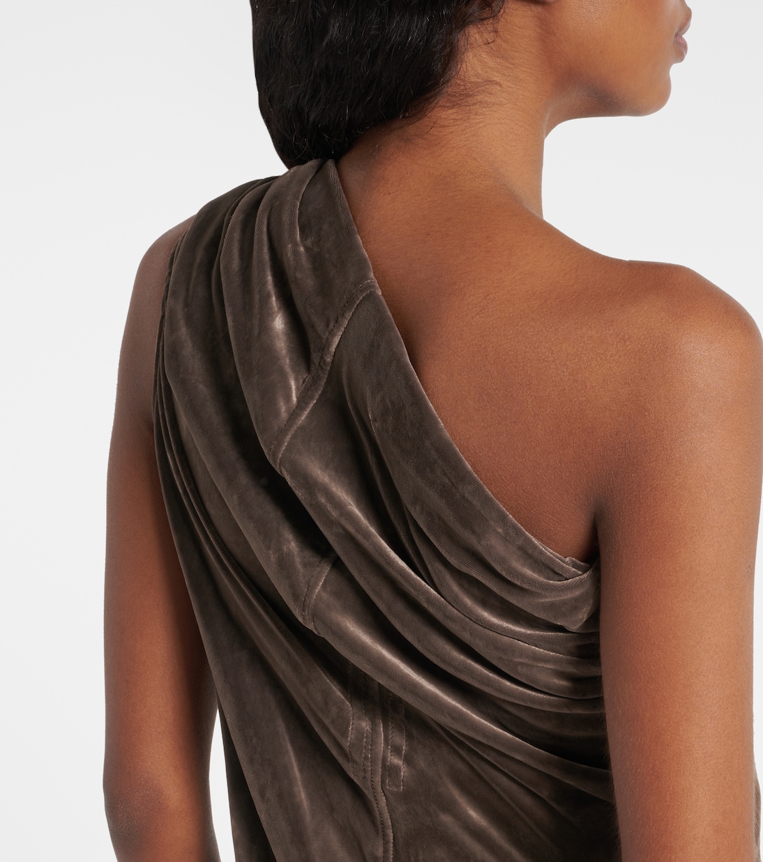 Athena Arrowhead one-shoulder gown | Rick Owens