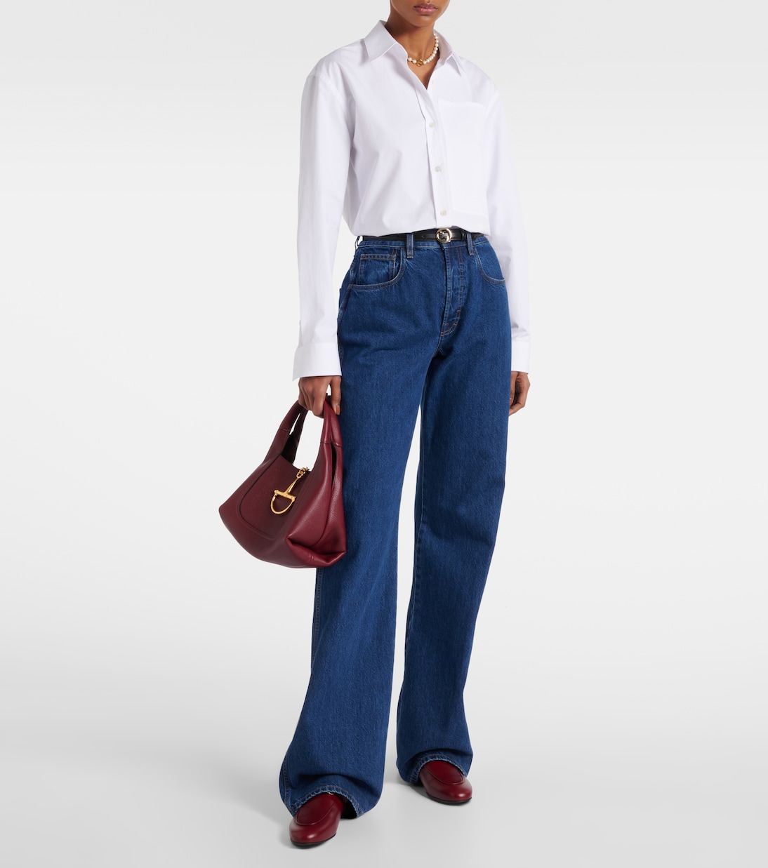 Mules Princetown Horsebit de piel | Gucci