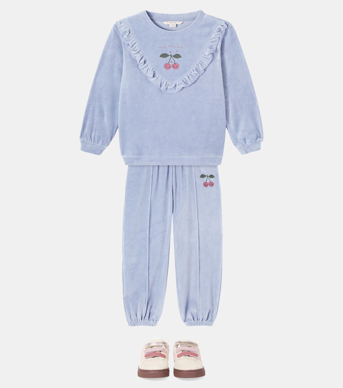 Wally cotton-blend velvet sweatpants | Konges Sløjd