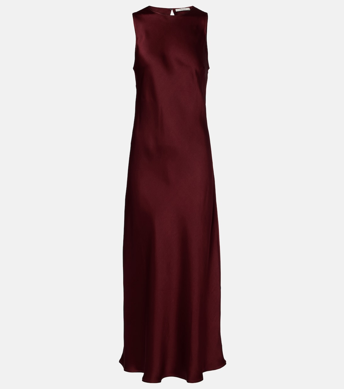 Valenica silk satin maxi dress | Asceno