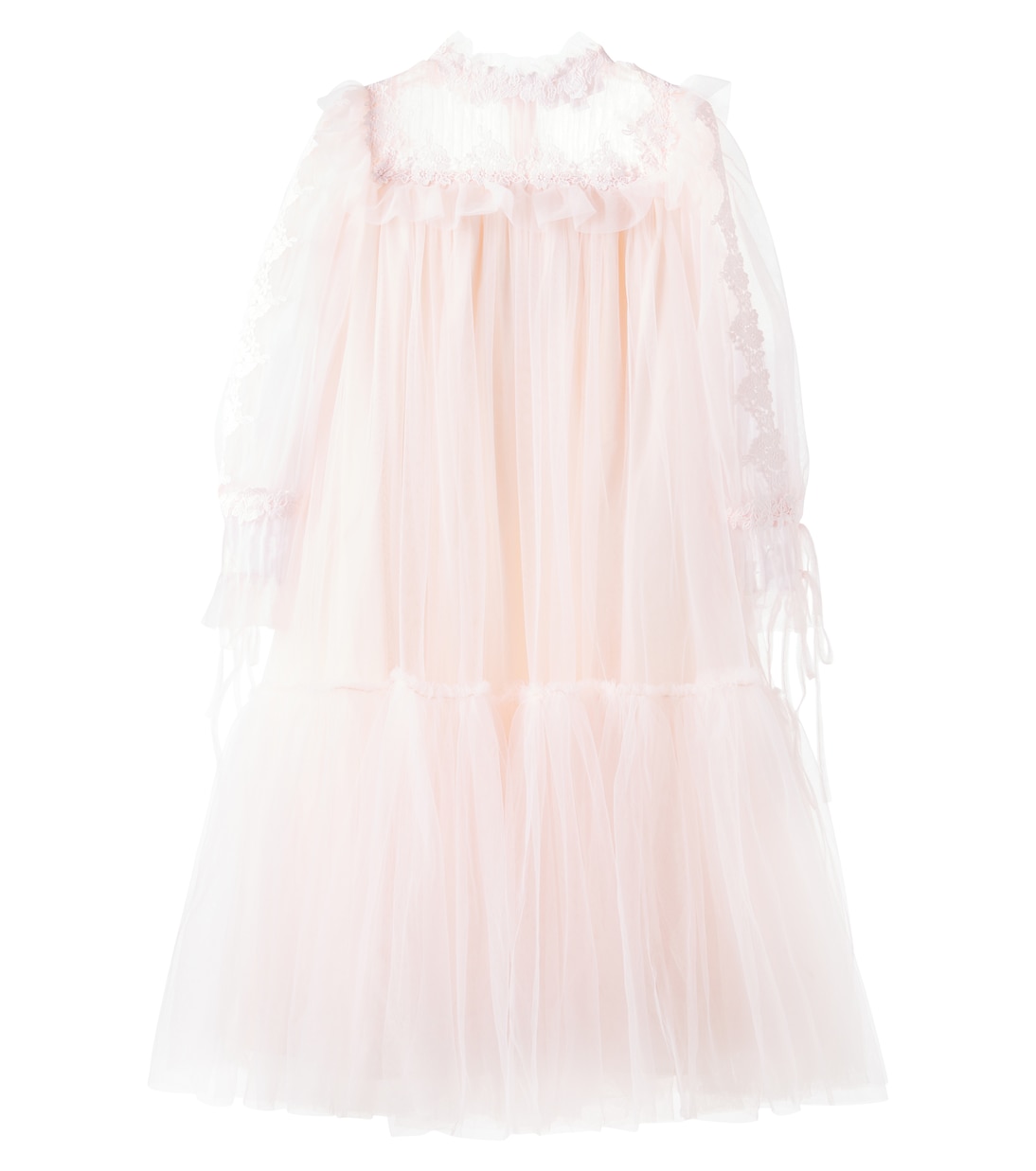 Lace-trimmed tulle dress | Petite Amalie  