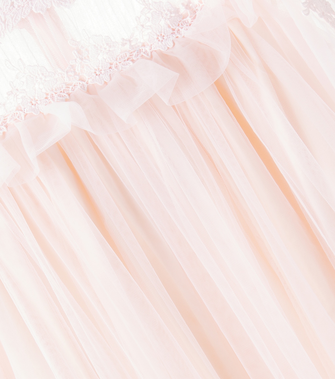 Lace-trimmed tulle dress | Petite Amalie  