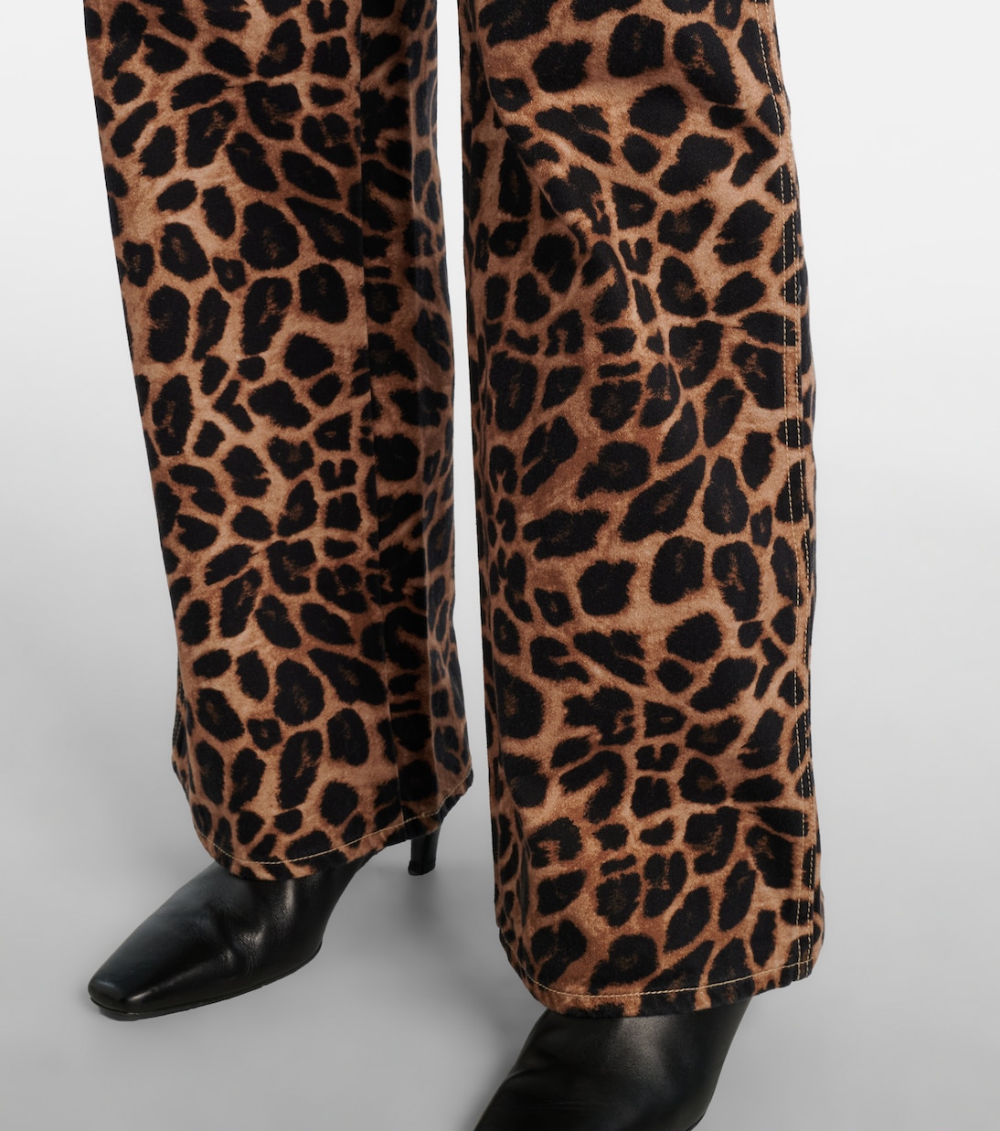 Pantalon ample à motif léopard | Veronica Beard