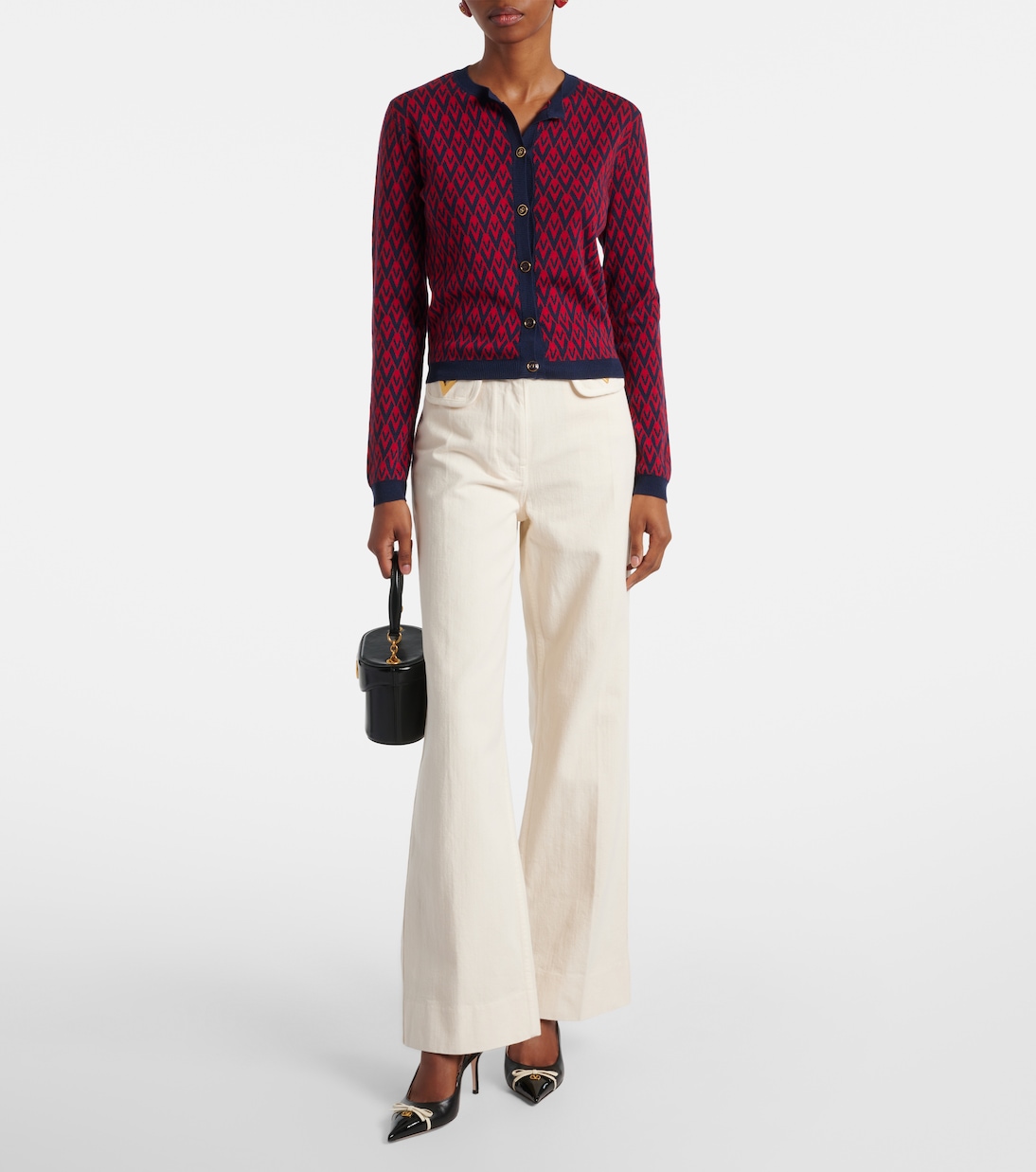 Virgin wool cardigan | Valentino