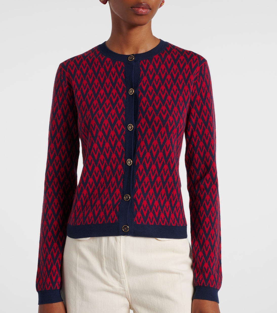 Virgin wool cardigan | Valentino