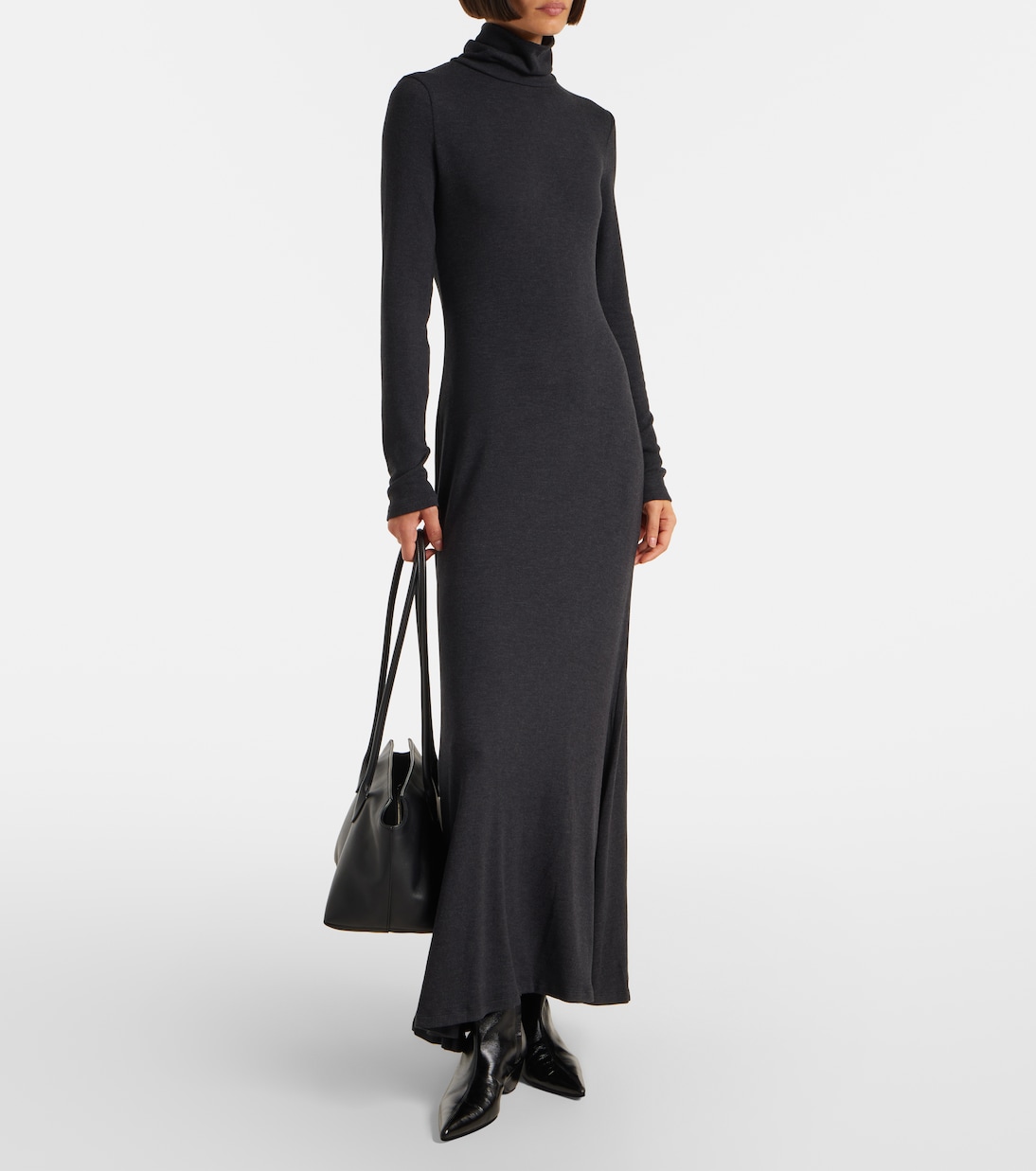 Vanya turtleneck jersey maxi dress | Staud