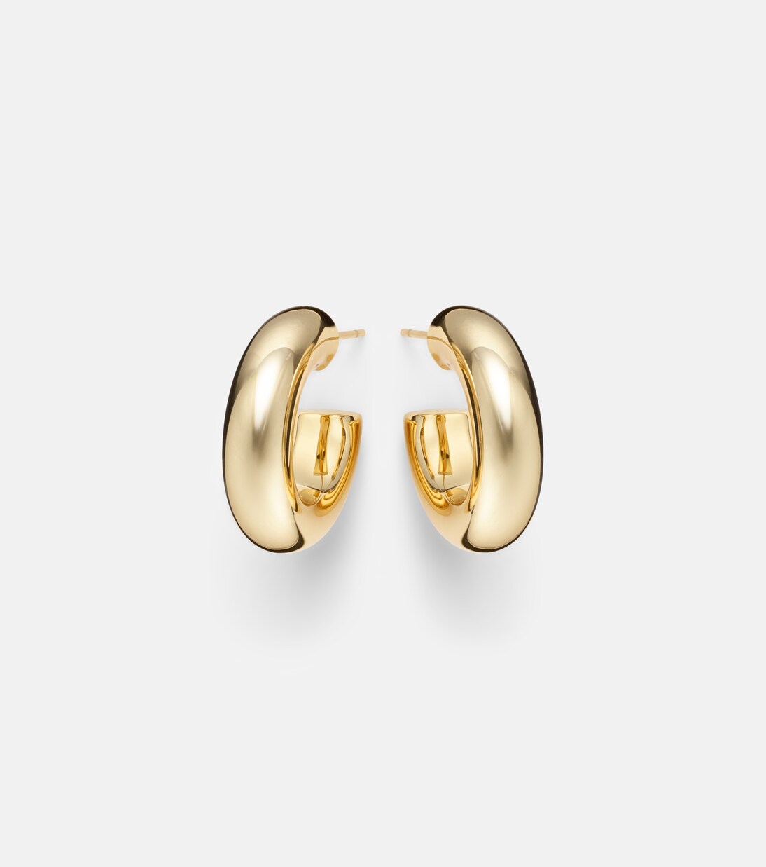 Samira Micro gold-plated hoop earrings | Jennifer Fisher