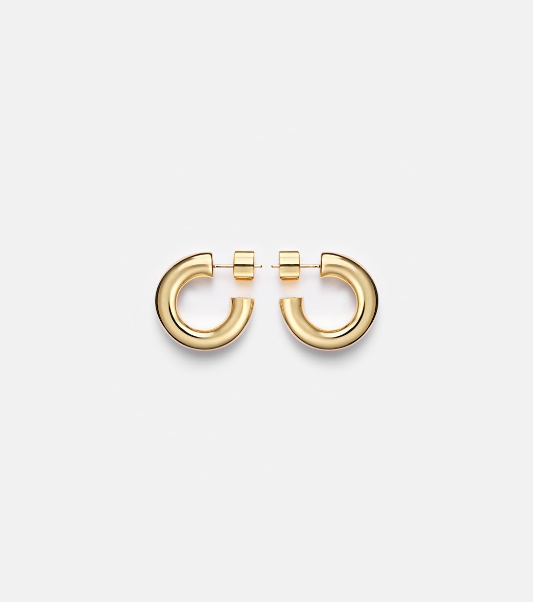Samira Micro gold-plated hoop earrings | Jennifer Fisher