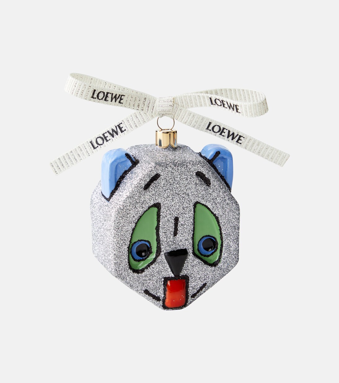 x Louis Wain glitter glass ornament | Loewe