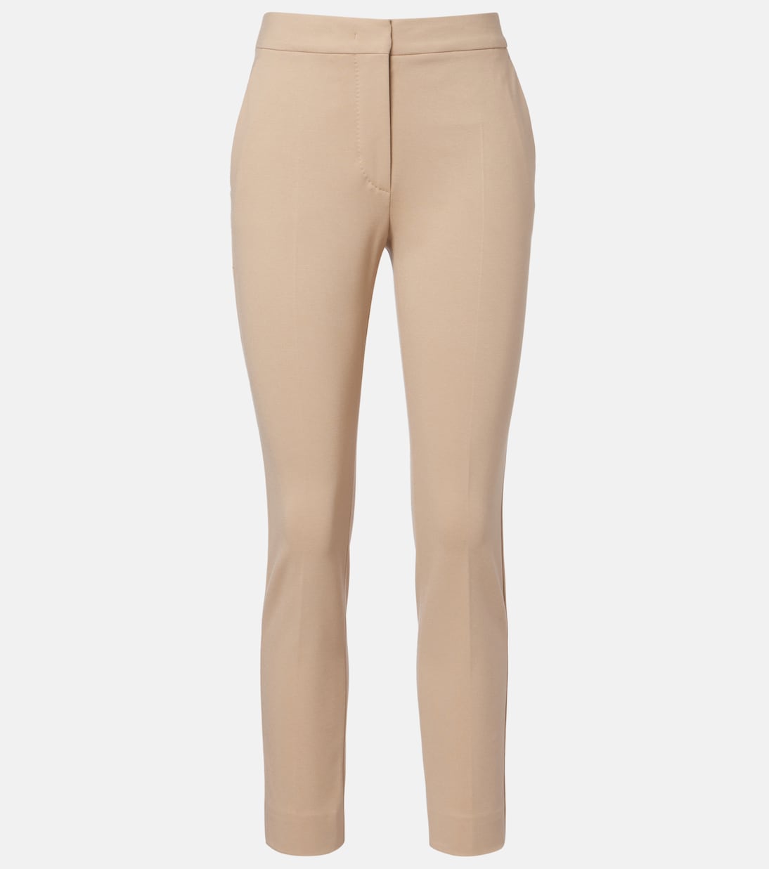 Pegno jersey cropped slim pants | Max Mara