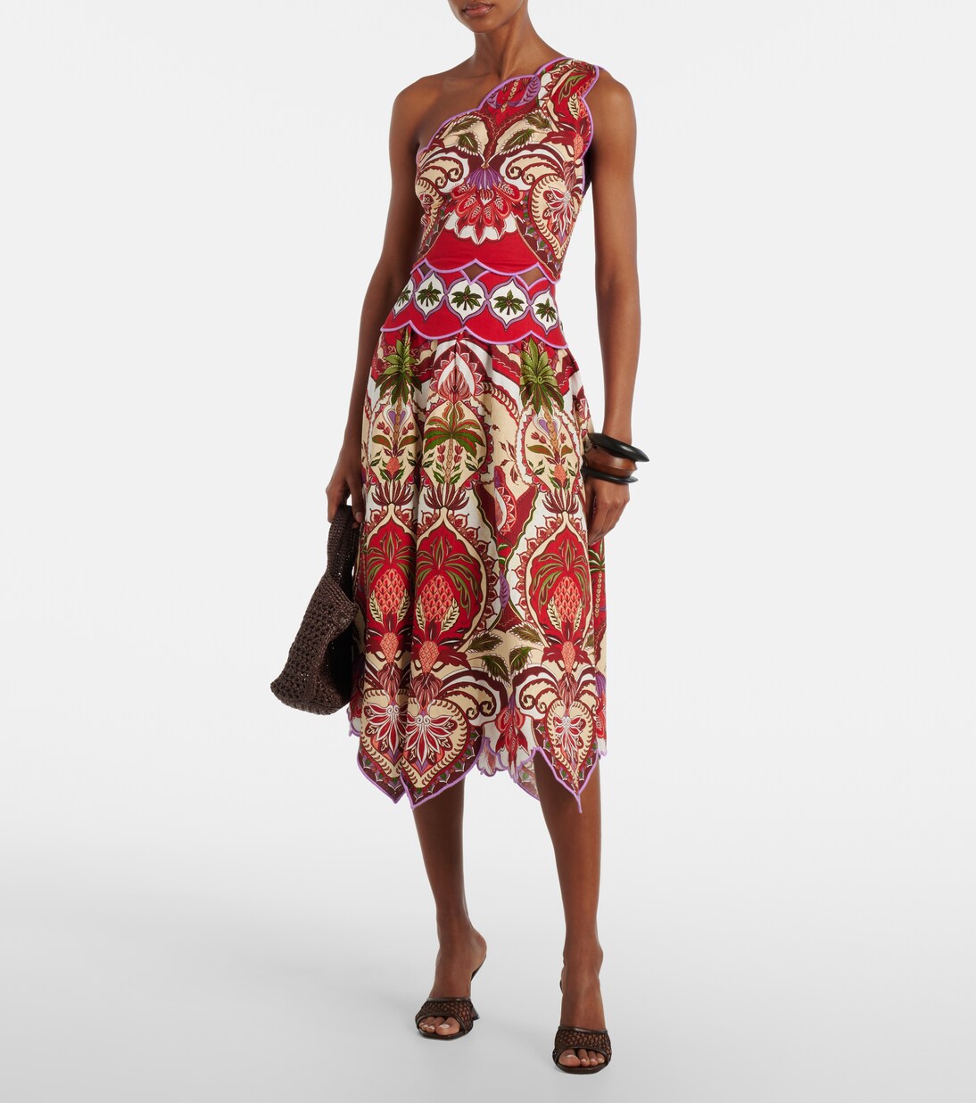 Top Odara asymétrique en lin mélangé | Farm Rio