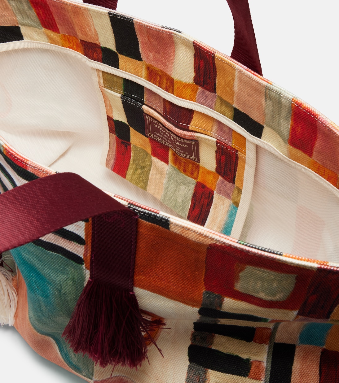 x LRNCE – cabas Michelle Large en toile | Alémais