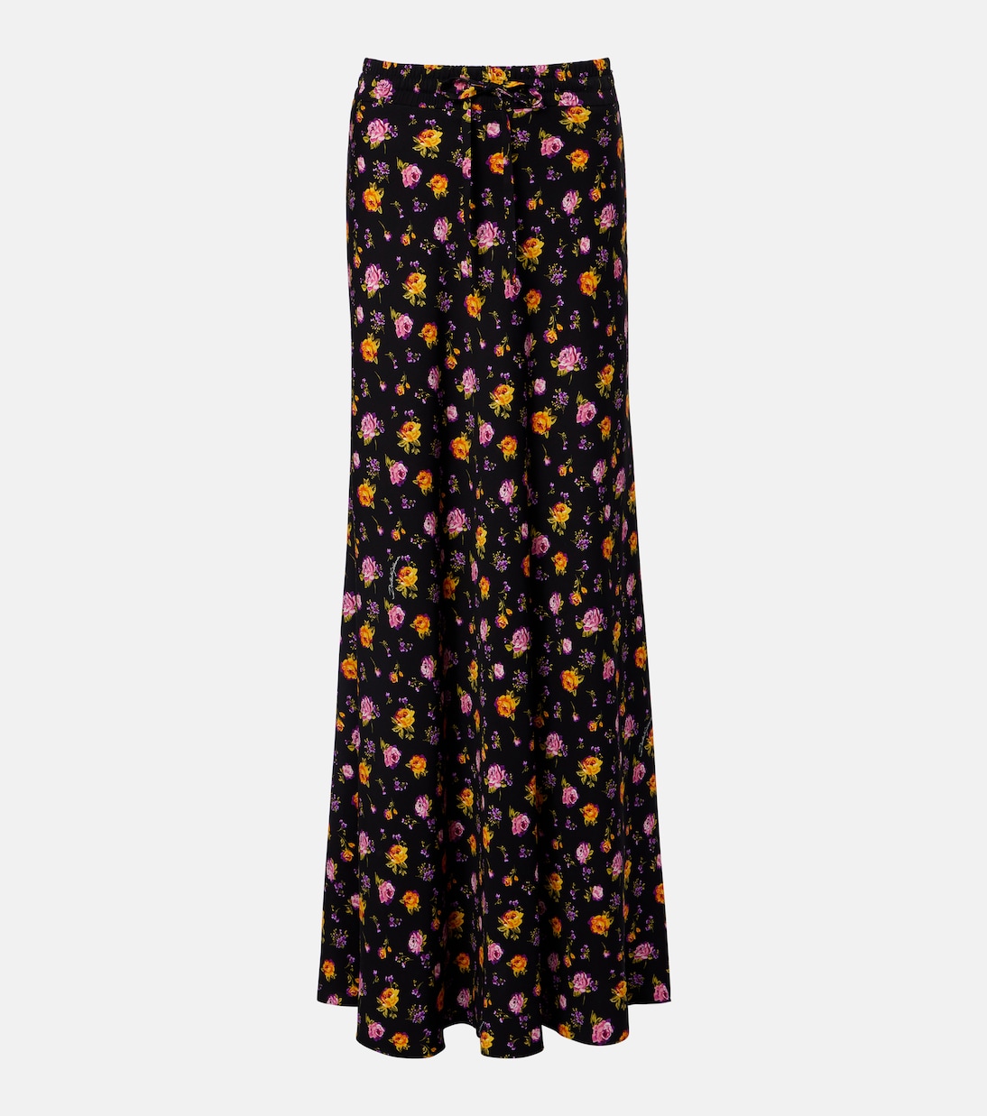 Floral silk-blend charmeuse maxi skirt | Dolce&Gabbana