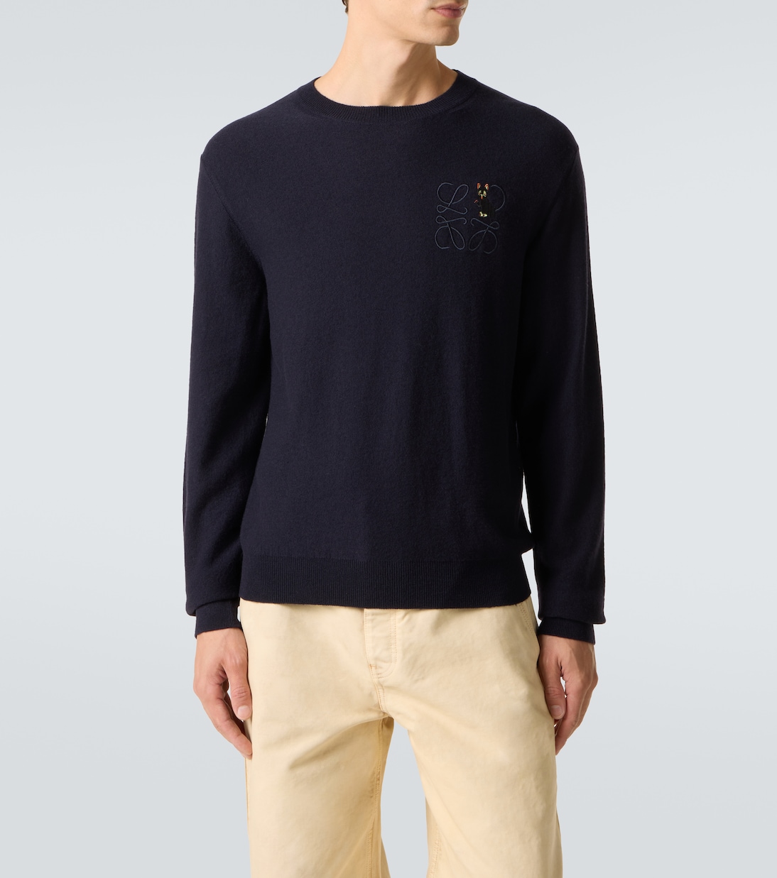 x Louis Wain jersey en mezcla de lana con anagrama | Loewe