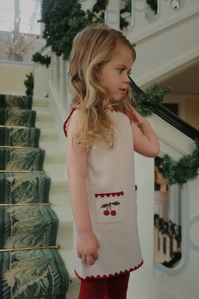 Besticktes Kleid Collette aus Wolle | Konges Sløjd