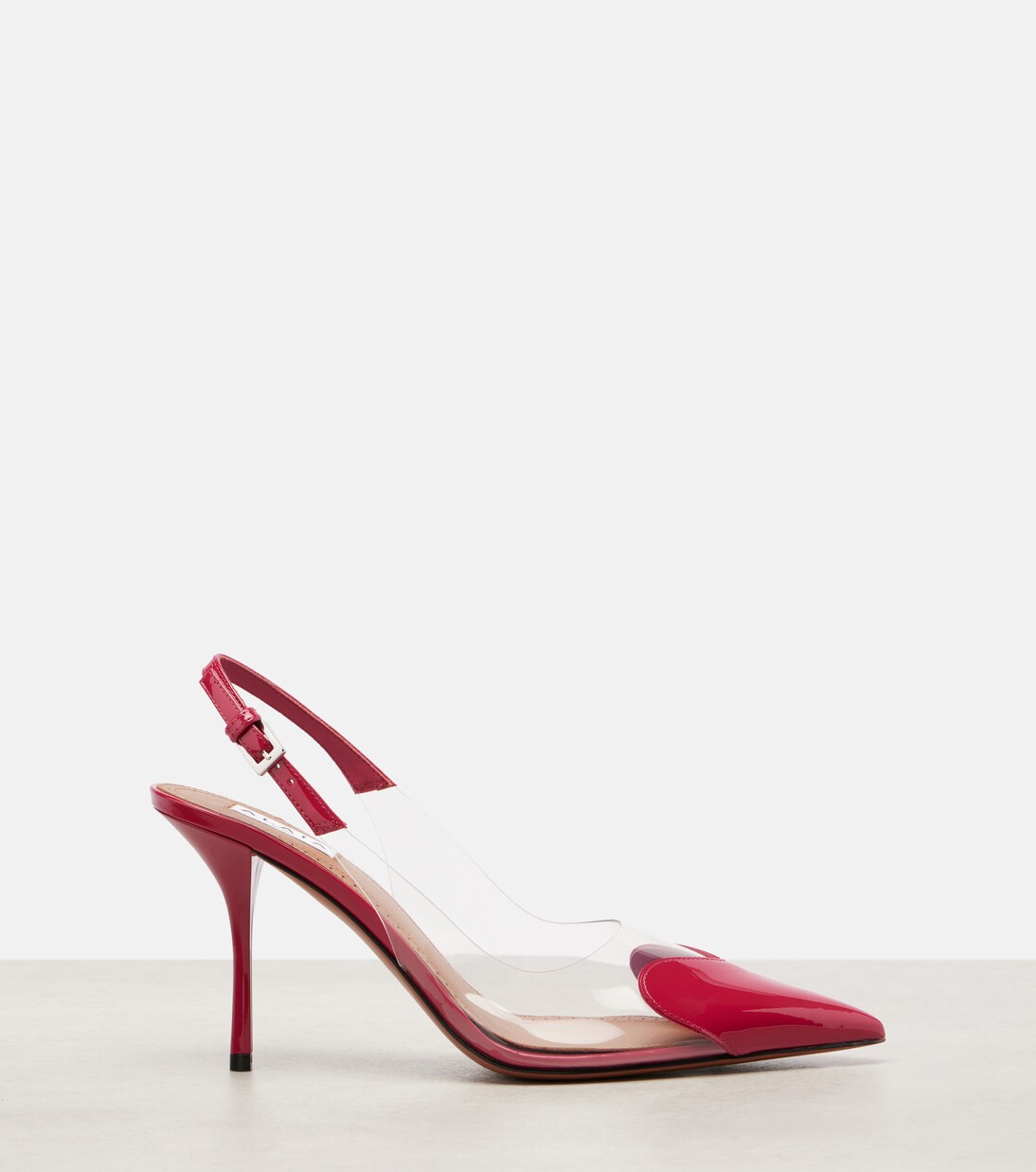 Le Cœur 90 patent leather slingback pumps | Alaïa