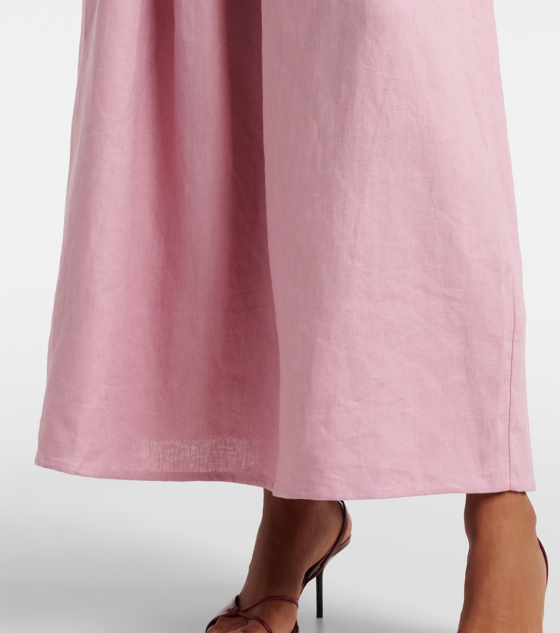 Sacha strapless linen maxi dress | Faithfull
