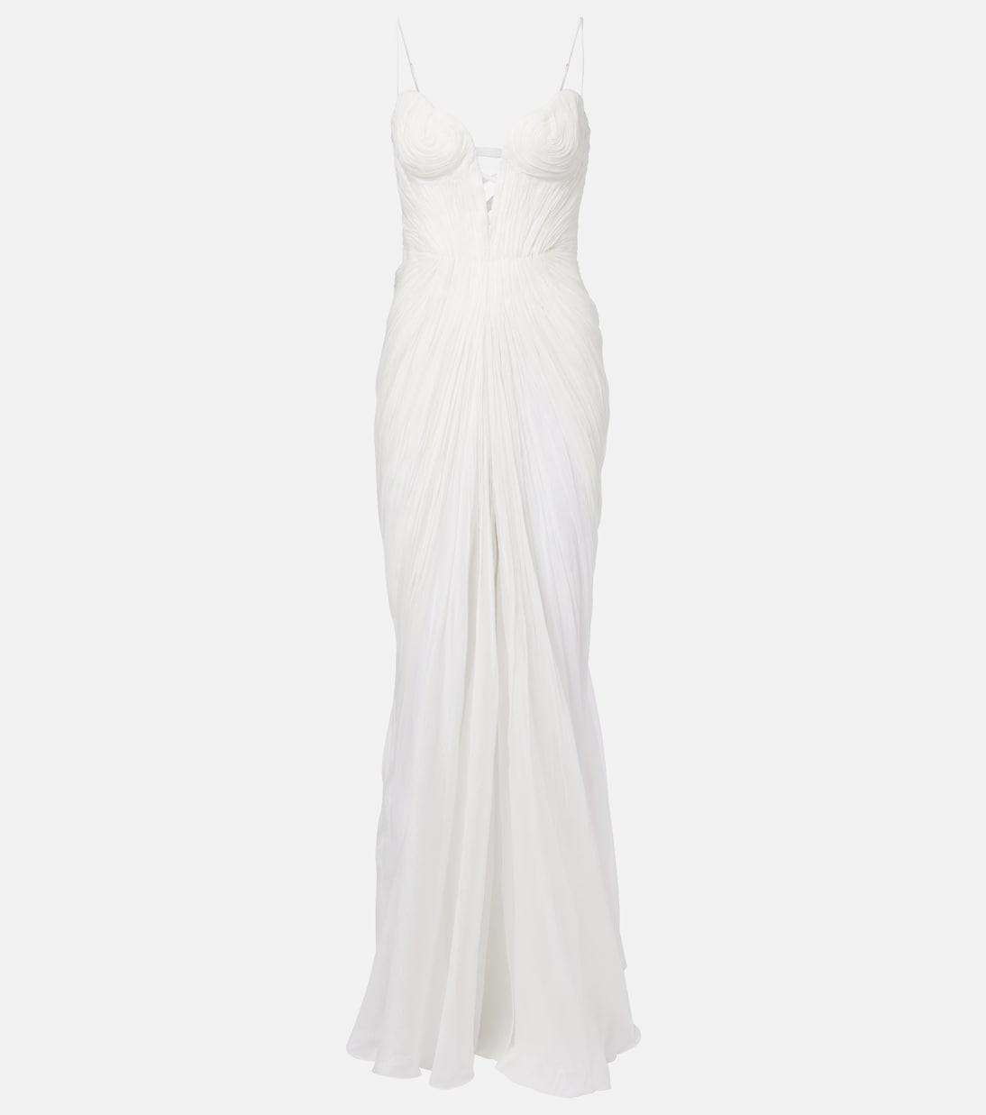 Cecilia draped silk muslin gown | Maria Lucia Hohan