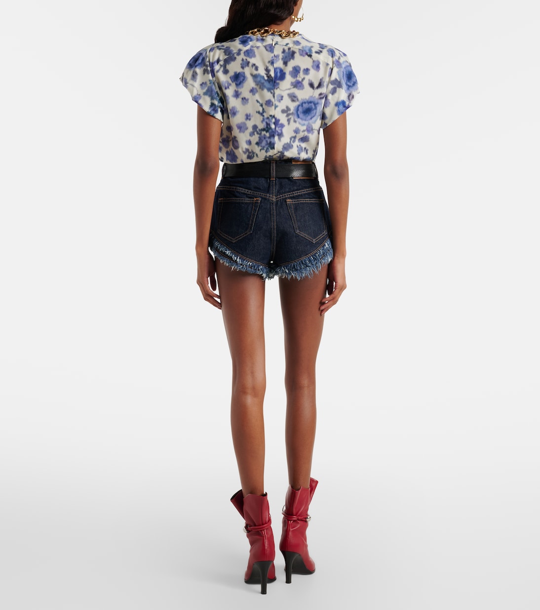 High-Rise Jeansshorts Eneidala | Isabel Marant