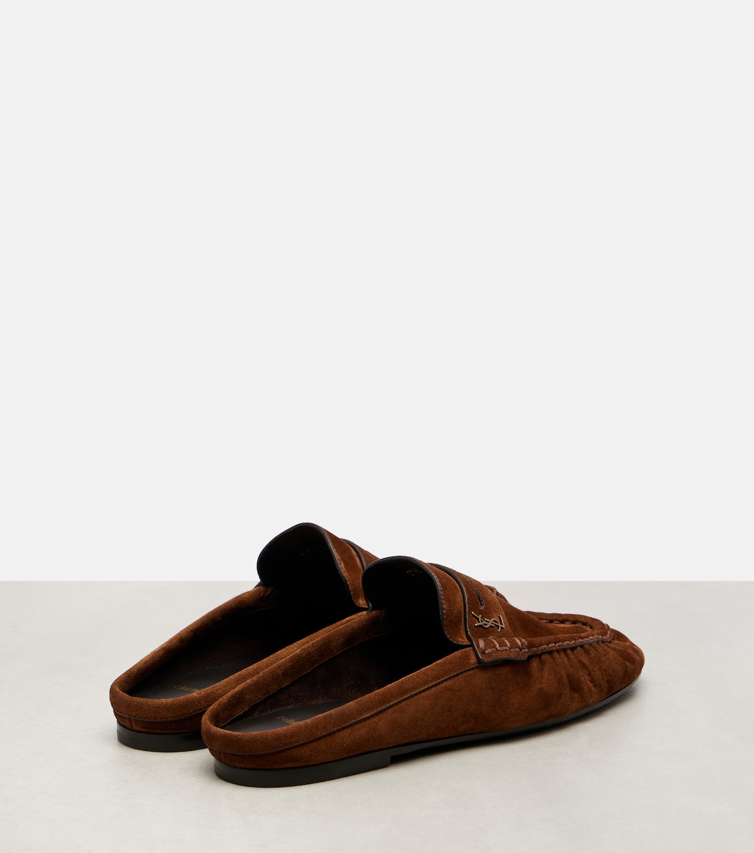 Le Loafer suede mules | Saint Laurent