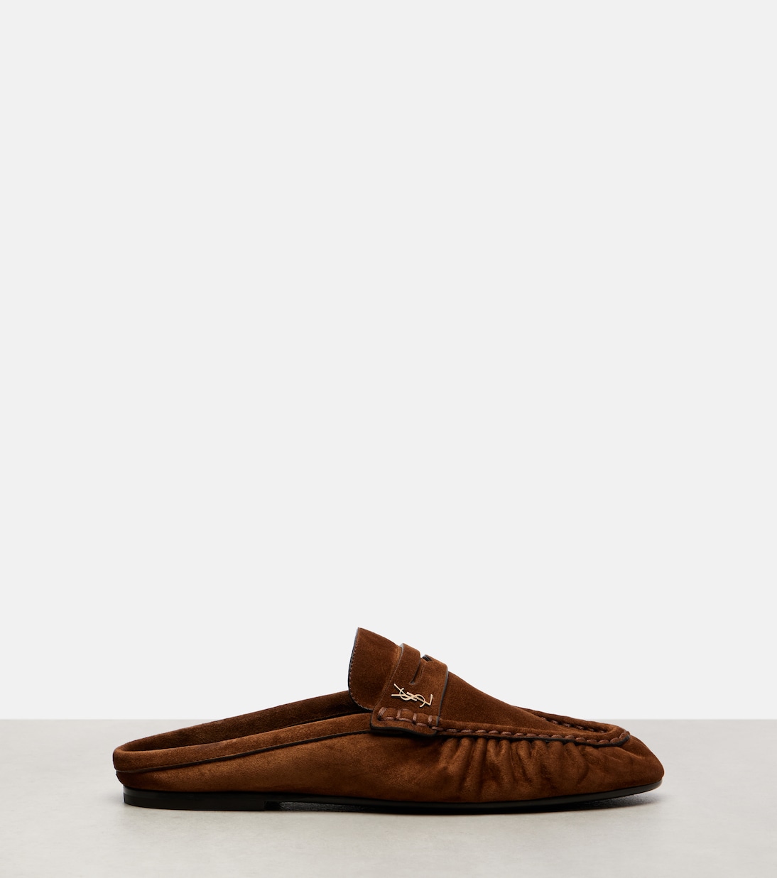 Le Loafer suede mules | Saint Laurent