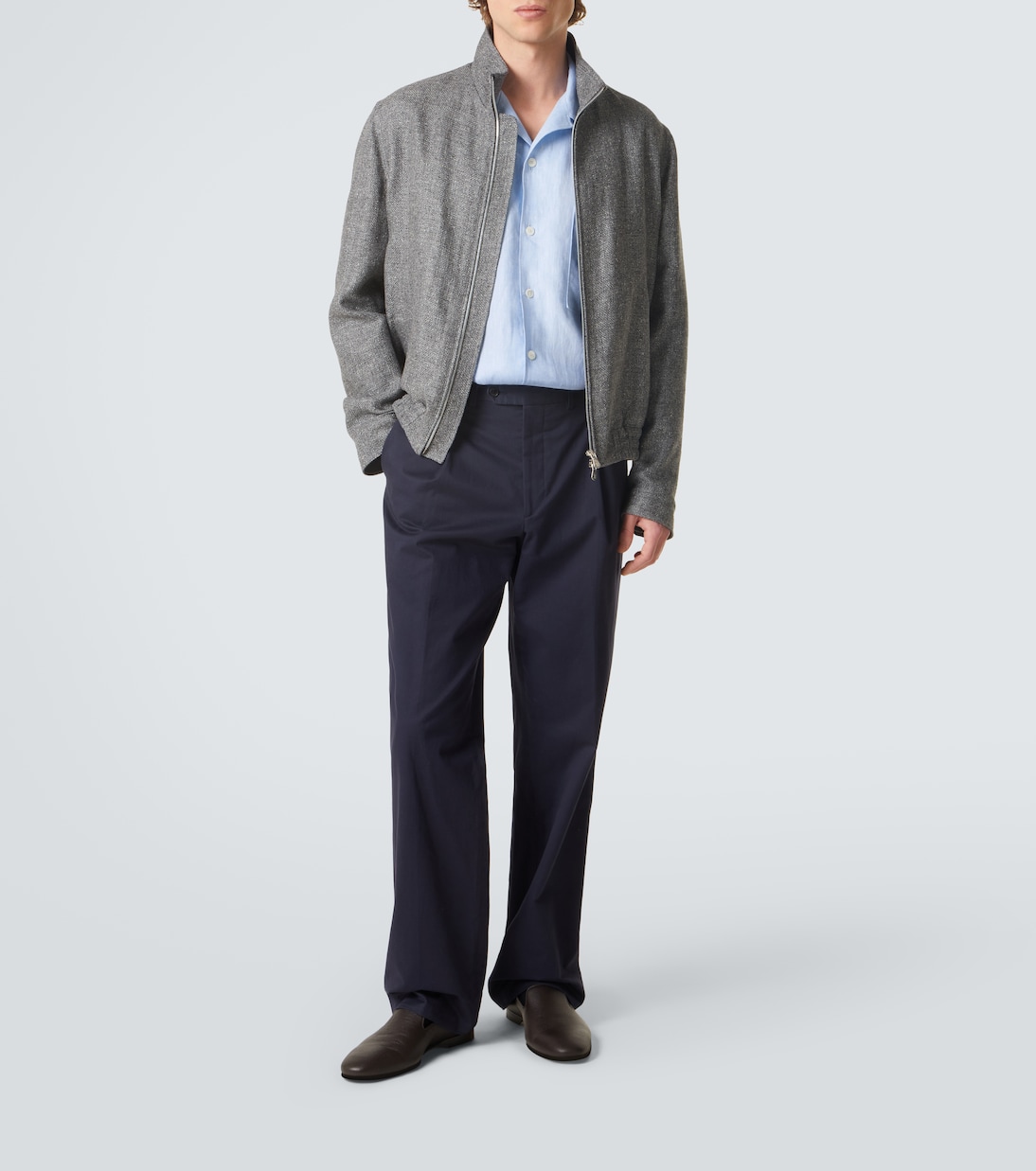 Linen bowling shirt | Zegna