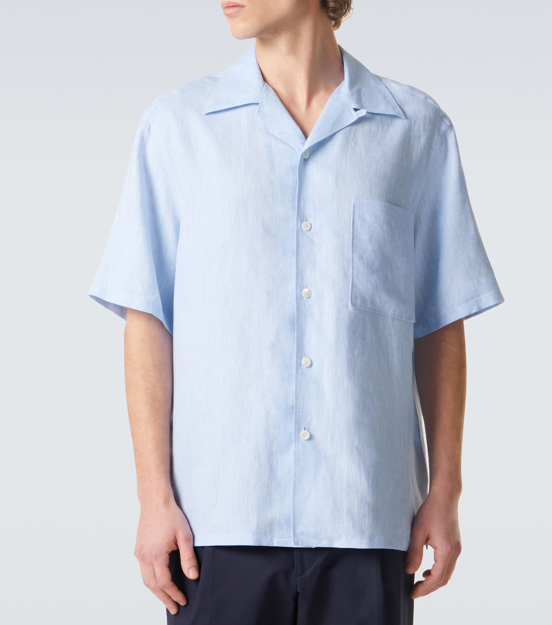 Linen bowling shirt | Zegna