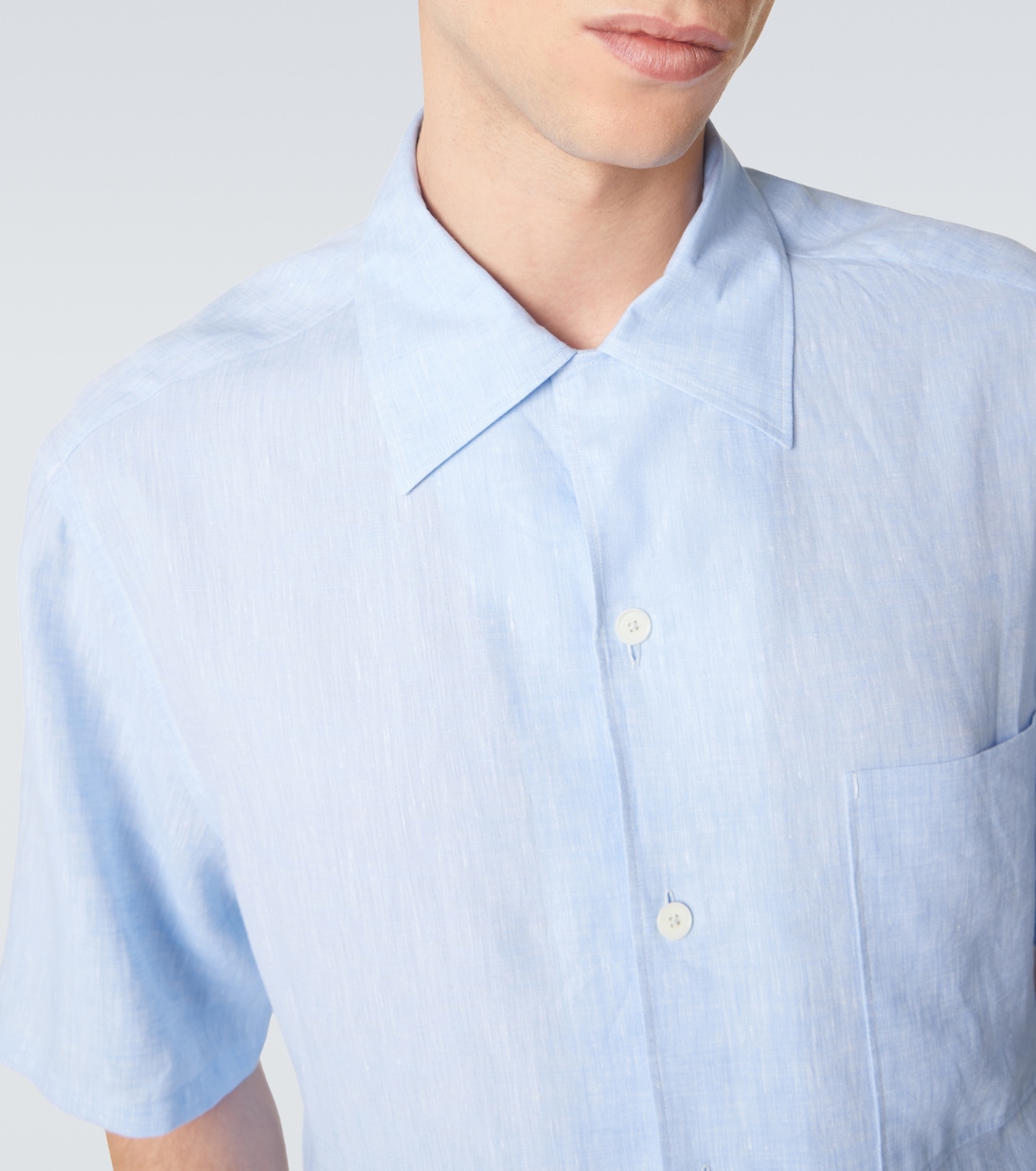 Linen bowling shirt | Zegna