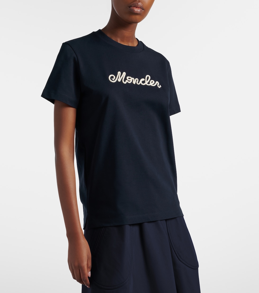 Logo cotton jersey T-shirt | Moncler