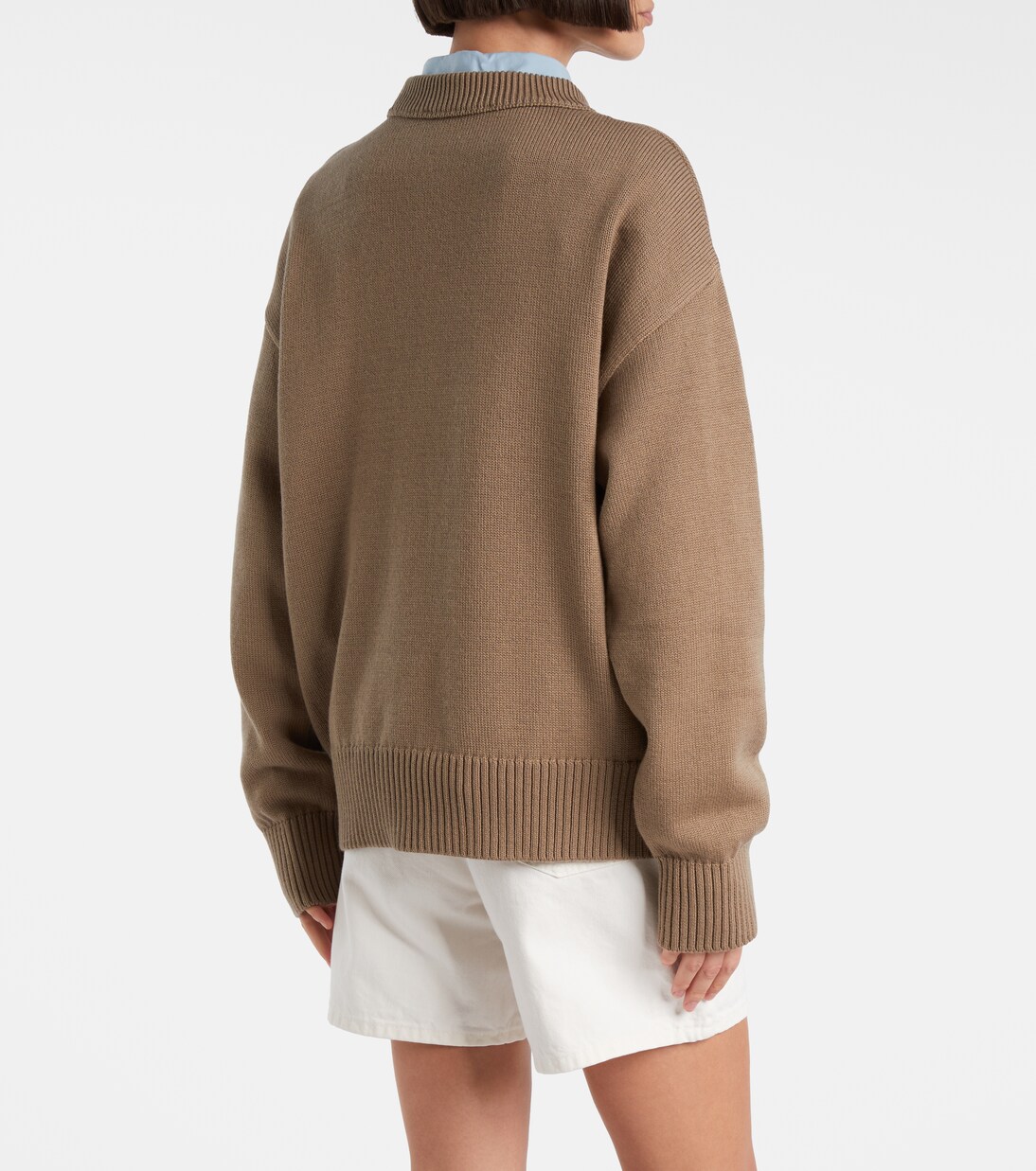 Ami De Cœur wool and cotton sweater | Ami Paris
