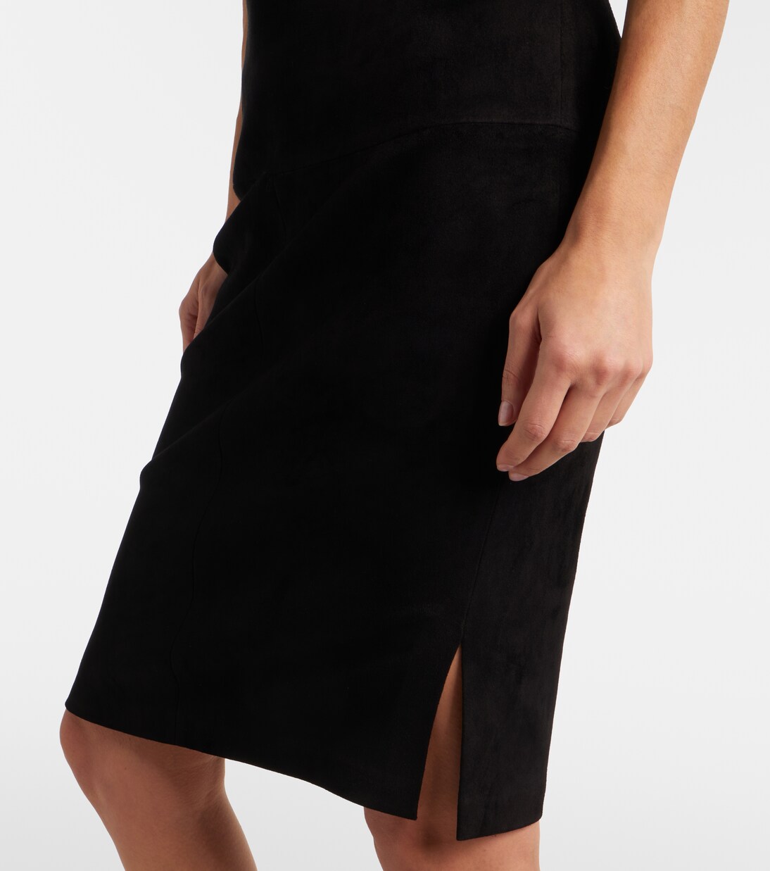Gin suede midi skirt | Stouls