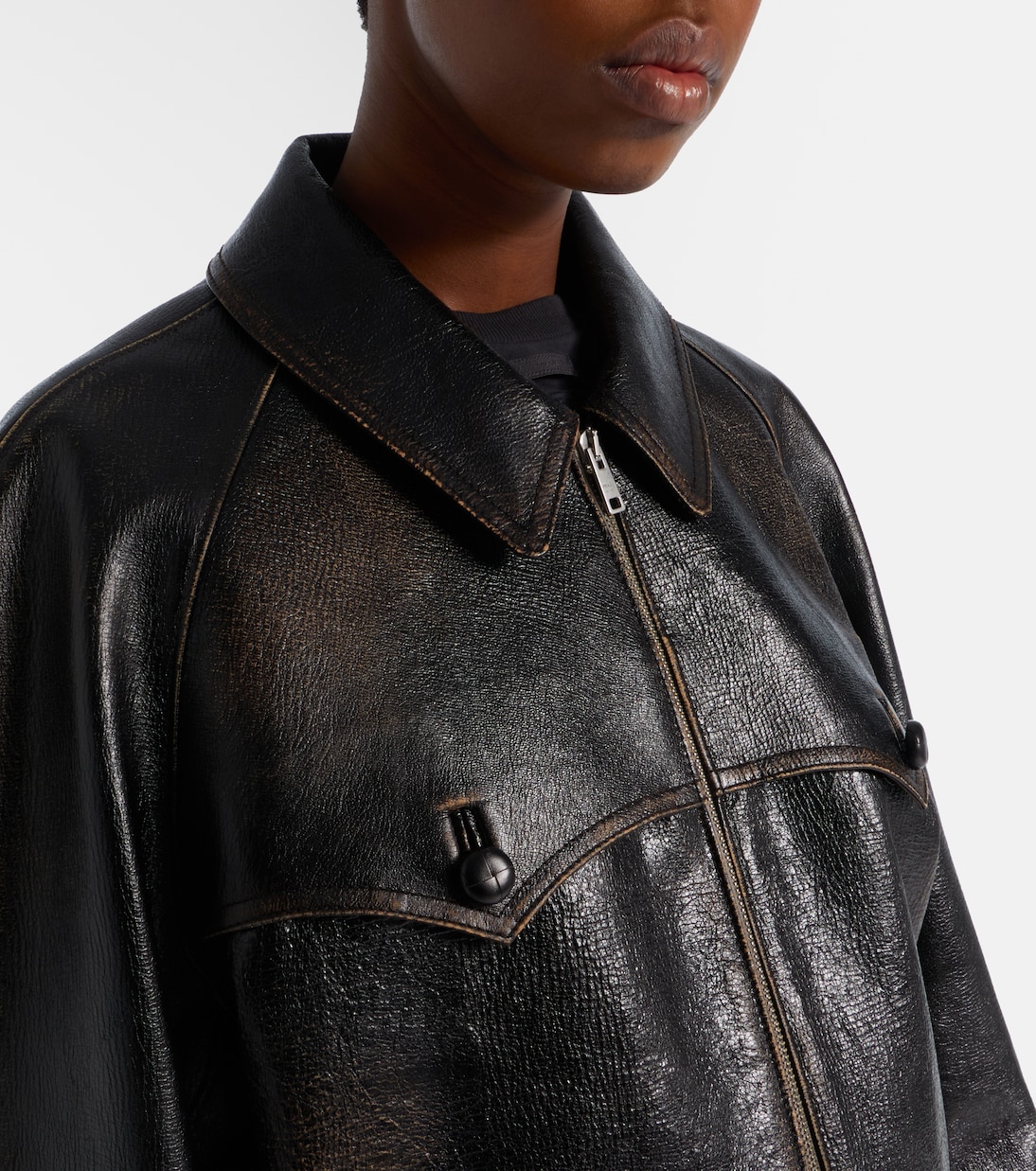 Leather jacket | Prada